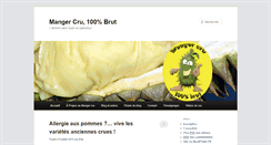 Desktop Screenshot of mangercru100brut.com
